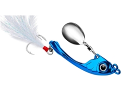Anzuelo De Pesca 9 G, 13 G Y 17 G. Señuelo Metálico Para Curricán, Spinning Spoon Wobbler, Cebo Duro Que Se...