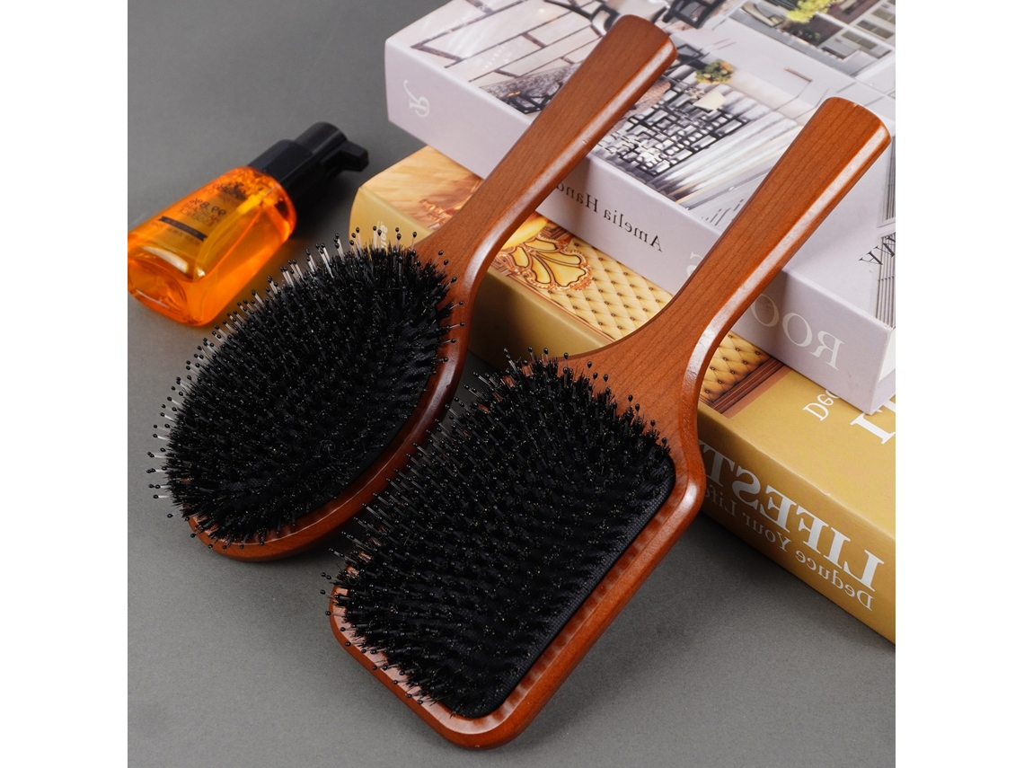 Peine Masajeador Del Cuero Cabelludo Con Almohadilla Antiestática Para Cabello Liso Y Rizado.