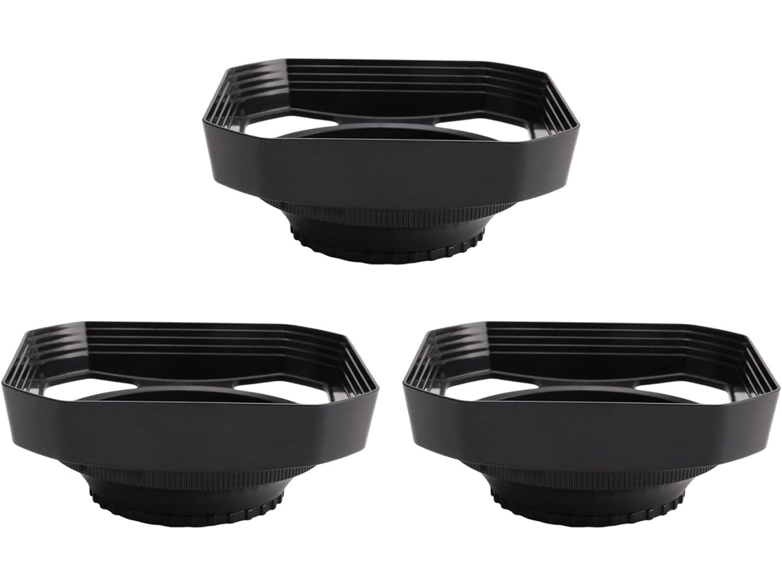 Parasol Gran Angular Extraíble De 3 Piezas (37 Mm X 72 Mm) Para Cámaras Y Videocámaras.