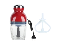 Picadora de carne eléctrica de 200 W y 0,9 L con 2 cuchillas para cocina, enchufe UE 220 V