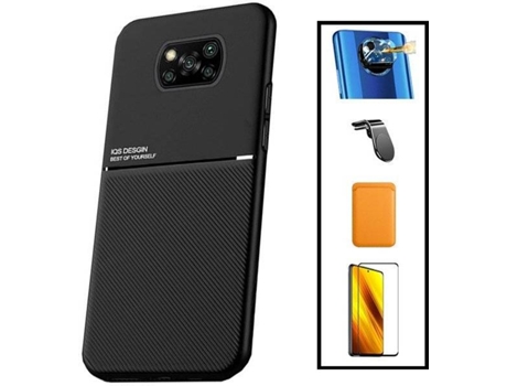 Funda y Protector Xiaomi Redmi Poco X3 Pro PHONECARE Magnetic Lux Negro