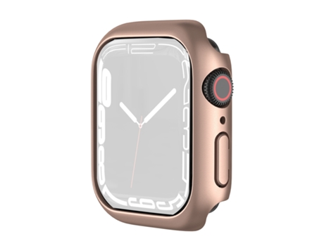 Funda protectora de TPU a prueba de golpes para Apple Watch Series 9/8/7 41 mm (oro rosa)