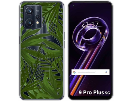 Carcasa para Realme 9 Pro Plus 5G TUMUNDOSMARTPHONE Dibujos Transparente Jungla Multicolor