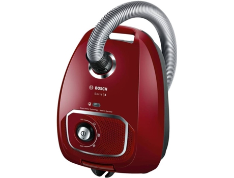 Aspiradora sin Bolsa BOSCH BGLS4X201 (77 dB - 4 L - Rojo)