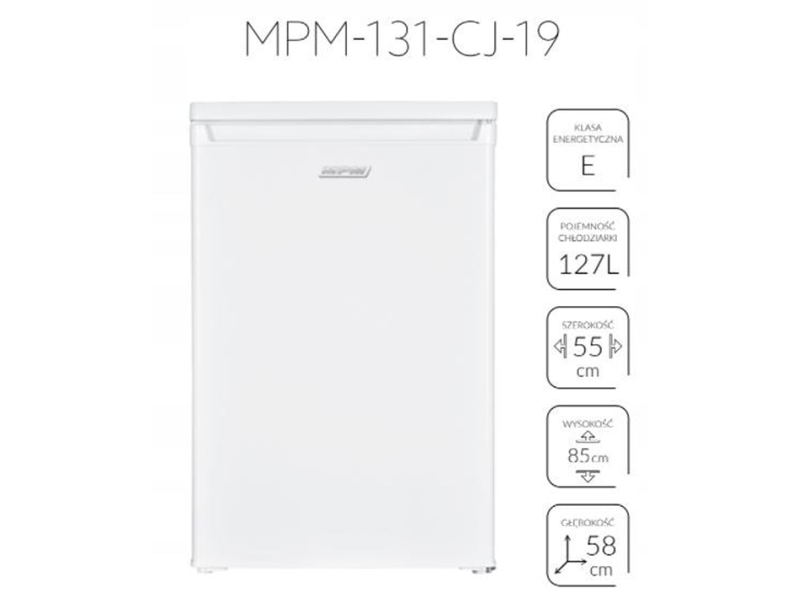 Frigorífico de libre instalación Mpm 131 Cj 19 127 L, color blanco