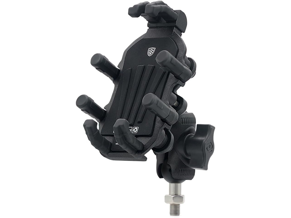 Soporte Para Teléfono Para Horquilla De Motocicleta Con Amortiguador De Vibraciones Y Tornillos M10