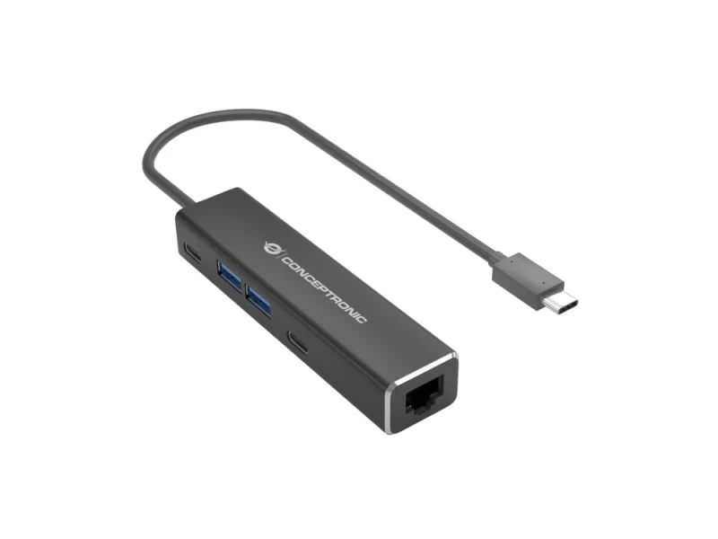 Base y Duplicador de Puertos Conceptronic 2.5G Ethernet USB 3.2 N/A