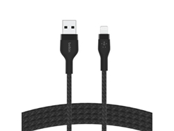 BELKIN Flex Lightning-Usb-A 2M Mfi Cert. Negro Caa010Bt2Mbk