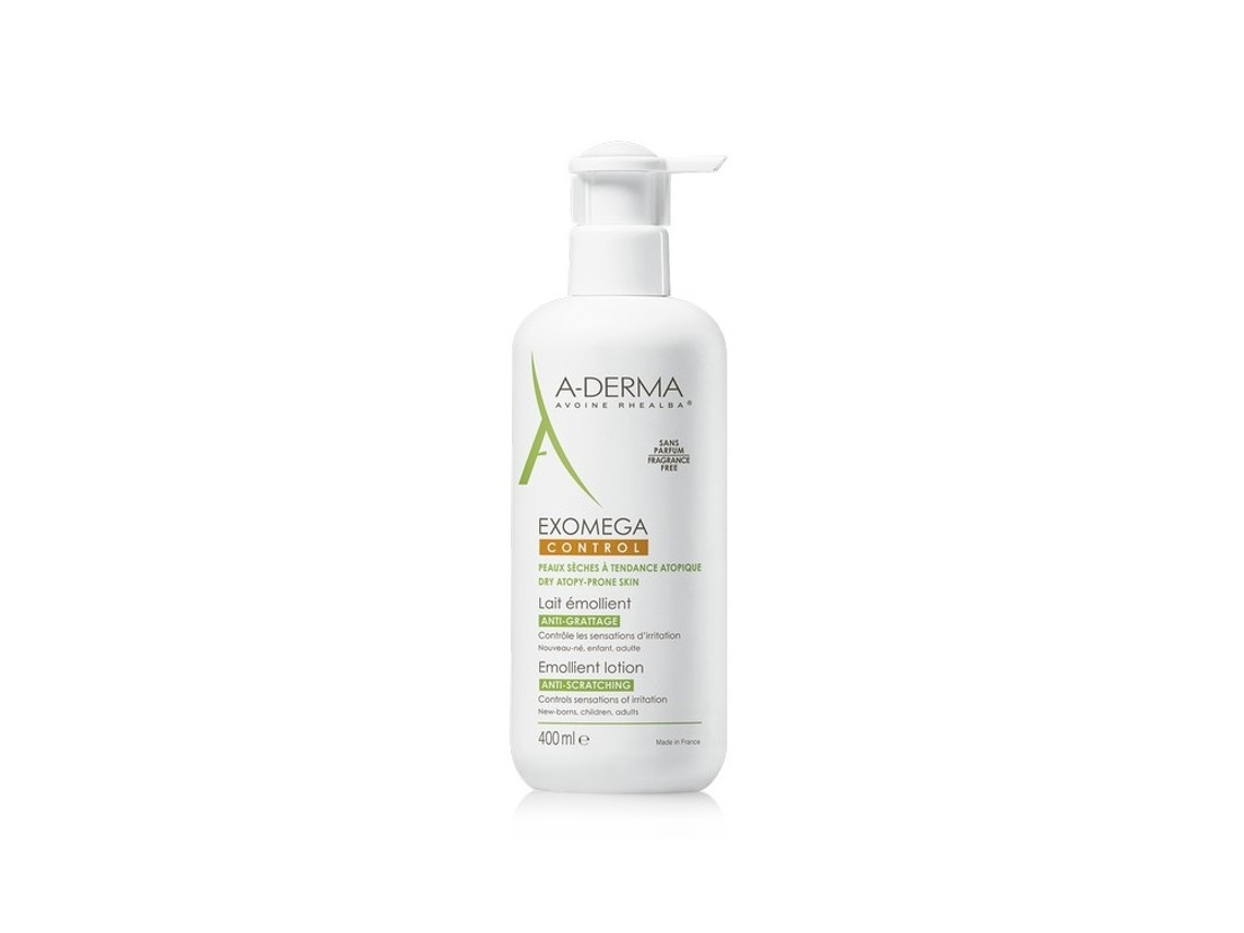 A-DERMA Exomega Control Leche Emoliente Anti-Prurito 400 ml