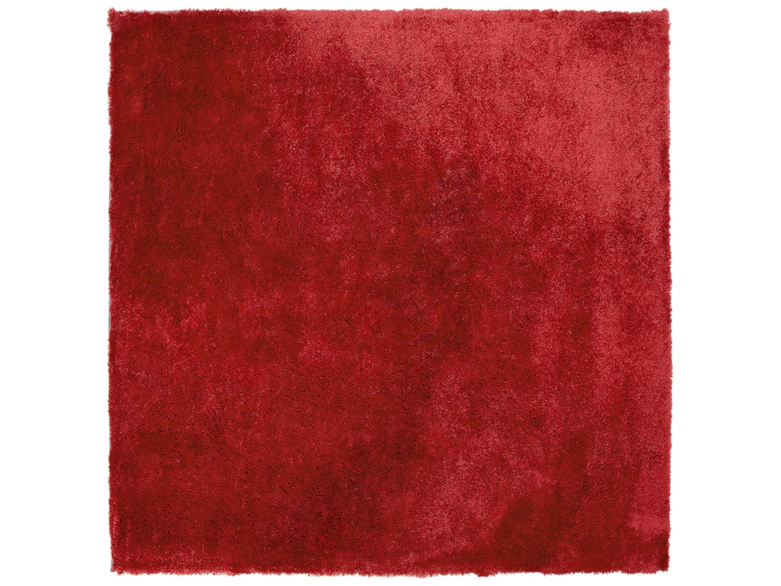 Alfombra BELIANI Evren de Poliéster Rojo 200x200