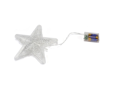Luces LED de árbol de Navidad, adorno de árbol de estrellas iluminado para decoraciones de árboles de Navidad, estilo 5