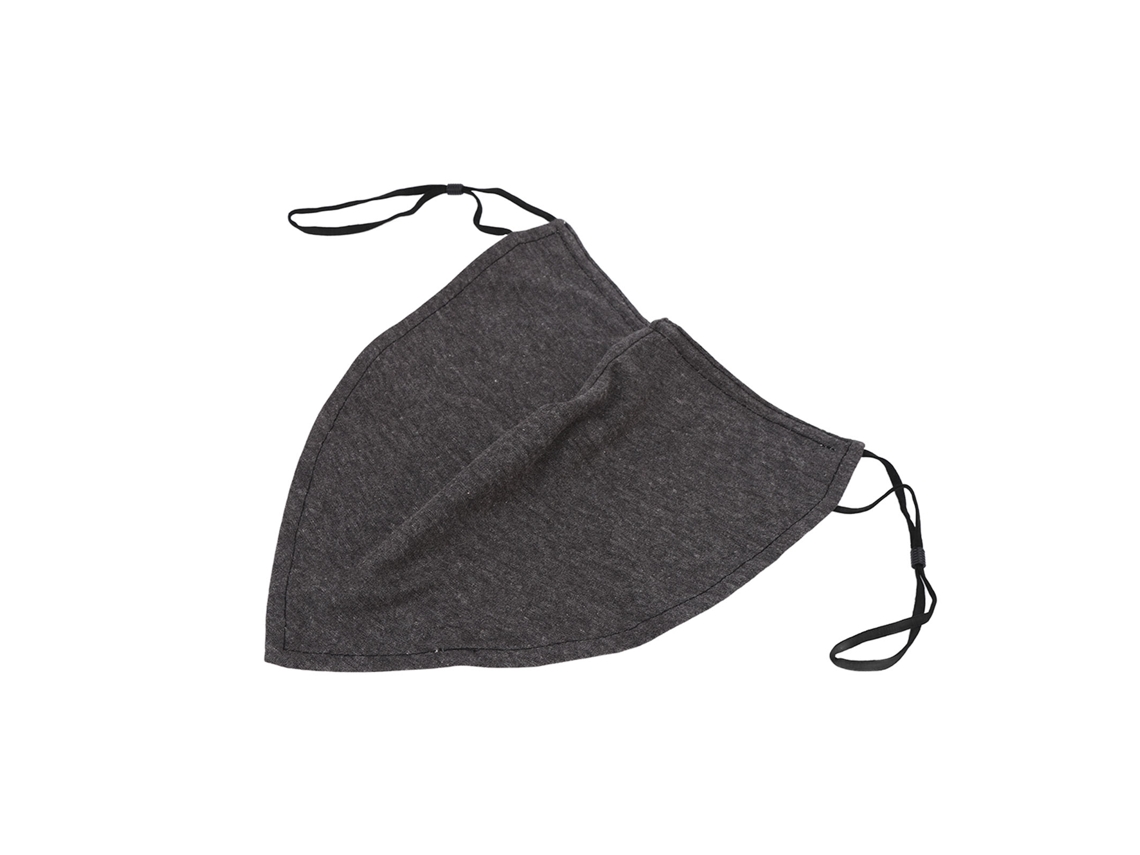 2026-bandana Protector De Barba Ajustable Reutilizable Gris Con Cremallera Elástica Y Material Poliéster Transpirable