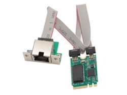 Adaptador De Red Gigabit Mini Pcie Tarjeta Ethernet 10/100/1000mbps Duplex Completo Y Medio