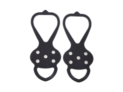 Crampones De Hielo De 5 Dientes Con Puentes De Acero Inoxidable Para Escalada En Nieve. Calzado Antideslizante. Talla Xl (43-48).