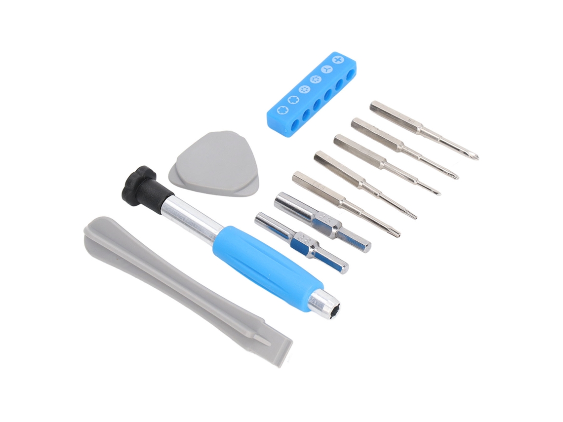 Conjunto de parafusos para reparo eletrônico, kit de parafusos multifuncionais em aço cromo-vanádio.