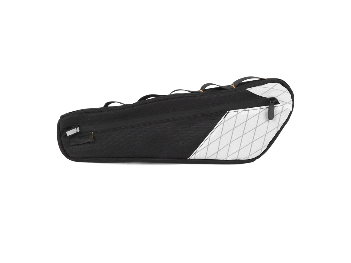 Bolsa Triangular Impermeable De 2,5 L Para Bicicleta, Ideal Para Teléfono Móvil, Llaves, Herramientas Y Accesorios De Ciclismo - Blanca