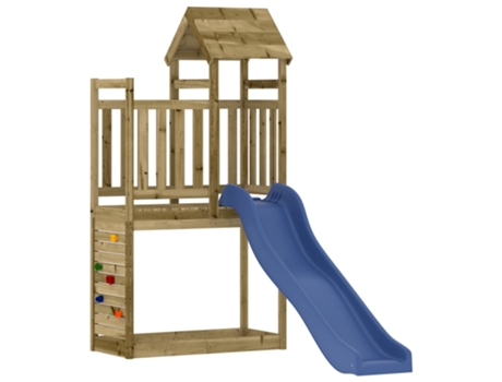 Parque Infantil De Exterior VIDAXL Marrón Madera