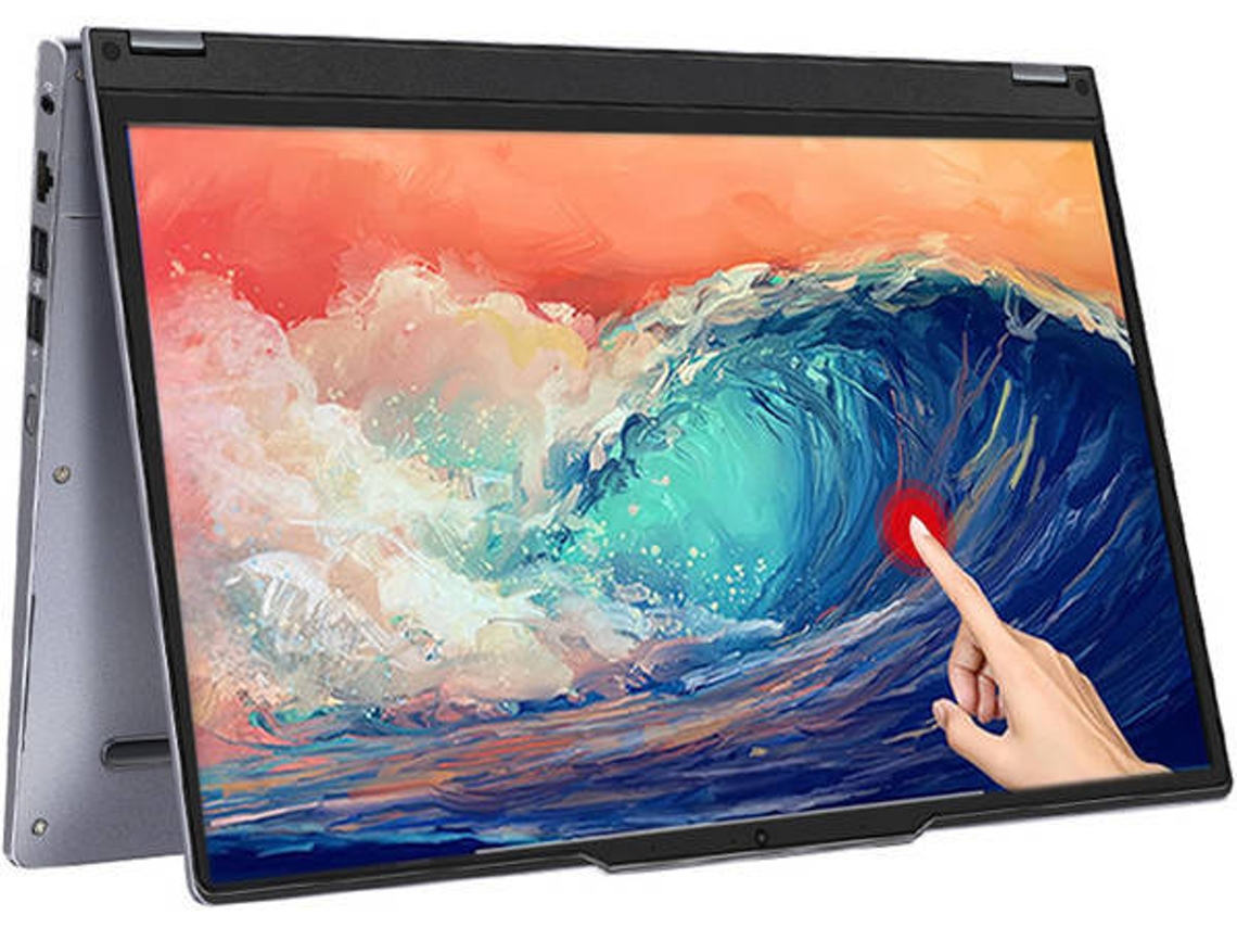 VANWIN Computadora Netbook Portátil con Pantalla Táctil -Giro 360 15.6 Amd Ryzen 3-3200U- Ram16Gb -512Gb Ssd