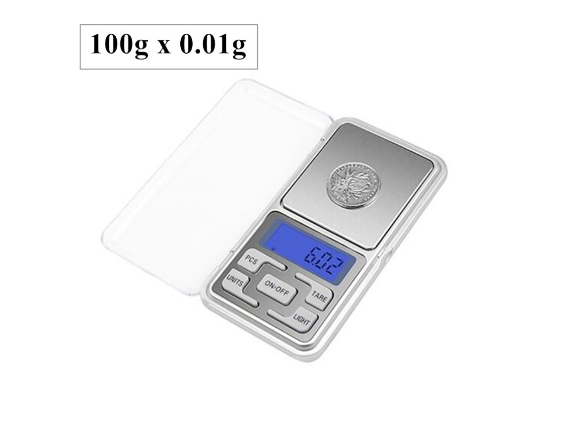Báscula electrónica de alta precisión MDUG para joyería, diamantes y cocina, 100 g