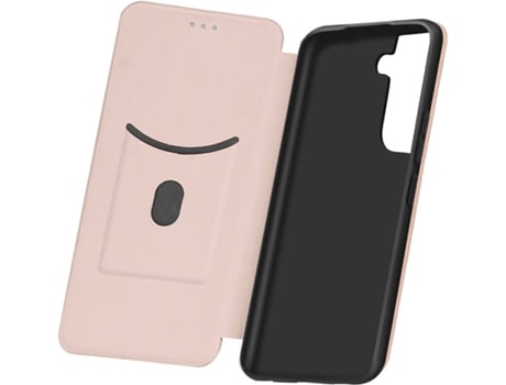 Carcasa Samsung Galaxy S21 Plus AVIZAR Cartera Carbono Rosa