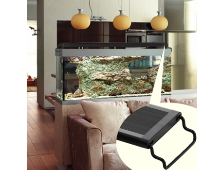 Luz de acuario VEVOR, luz de pecera de espectro completo de 18W para pecera de 18 a 24 pulgadas