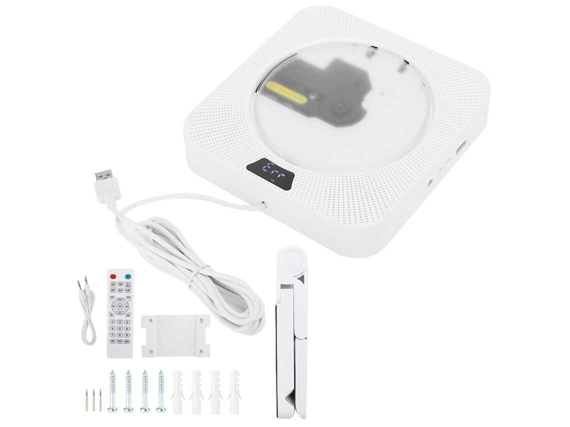Reproductor De Cd De Audio Bluetooth Portátil Q200, Dispositivo De Relectura Para Educación Fetal, Montaje En Pared,