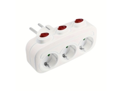 Adaptador De Estación De Acoplamiento Multimedia Con Enchufe De Tres Pines E Interruptor.