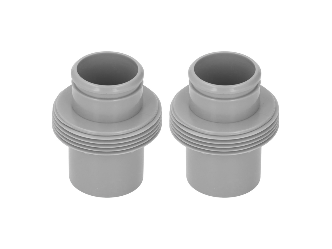 2pcs Adaptador De Mangueira De Piscina Abs 38mm Conector Estanco Para Clorinador De Sal P05992