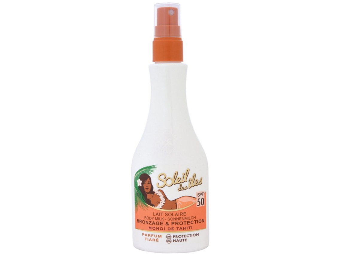 Leche Solar Monoï De Tahití Spf 50 Fragancia De Tiaré Soleil Des Îles