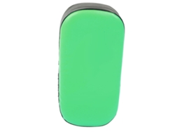 Guantes de entrenamiento de boxeo y muay thai con mango curvo, engrosados ​​para una puntería precisa, color verde