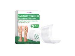 Parche de microagujas para un cuidado cómodo de las piernas.