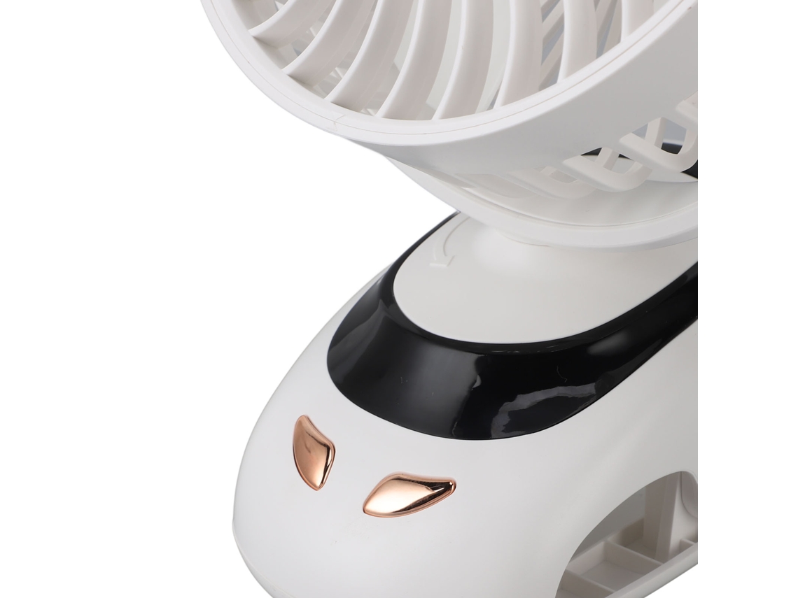 Ventilador de escritorio mini USB Worten con 5 velocidades, blanco