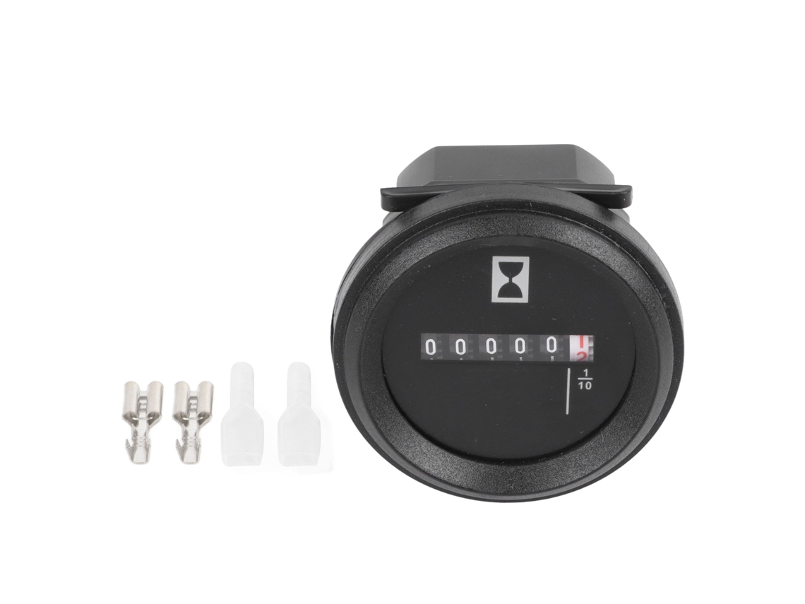 Contador De Horas 52mm Estável Preciso De Quartzo Para Escavadoras Tratores Monitoramento De Eficiência