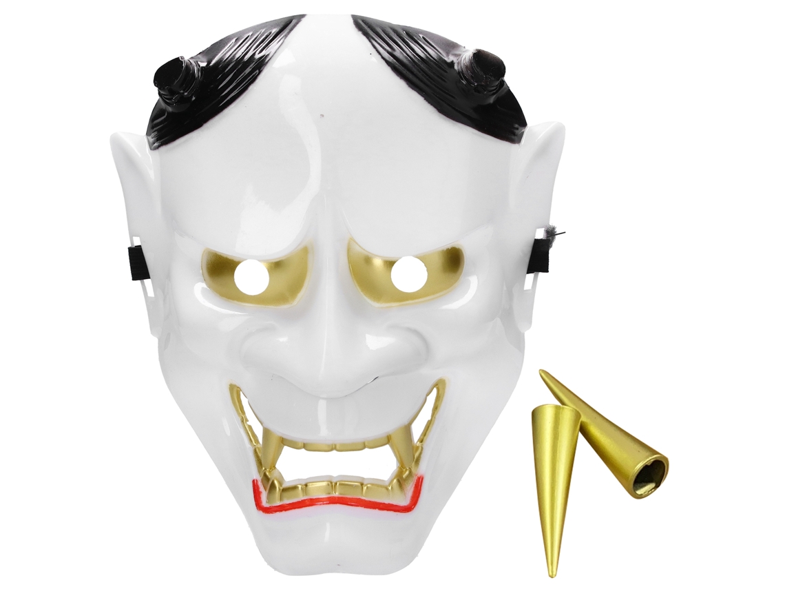 Máscara Horrible De Halloween Para Disfraces Cosplay Decoración Props Para Mujeres Y Hombres Blanco
