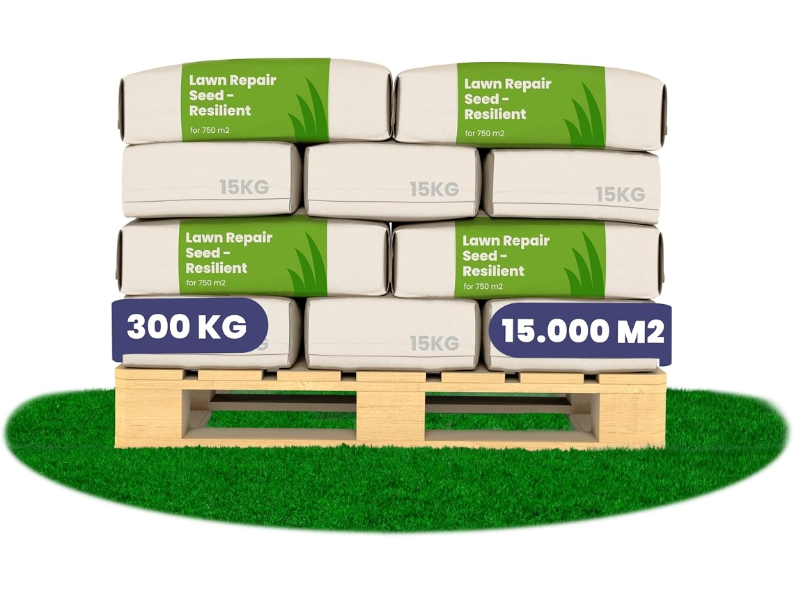 Semilla de Césped para Recuperación Resiliente 300 Kg para 1,5 Ha ORGANIFER