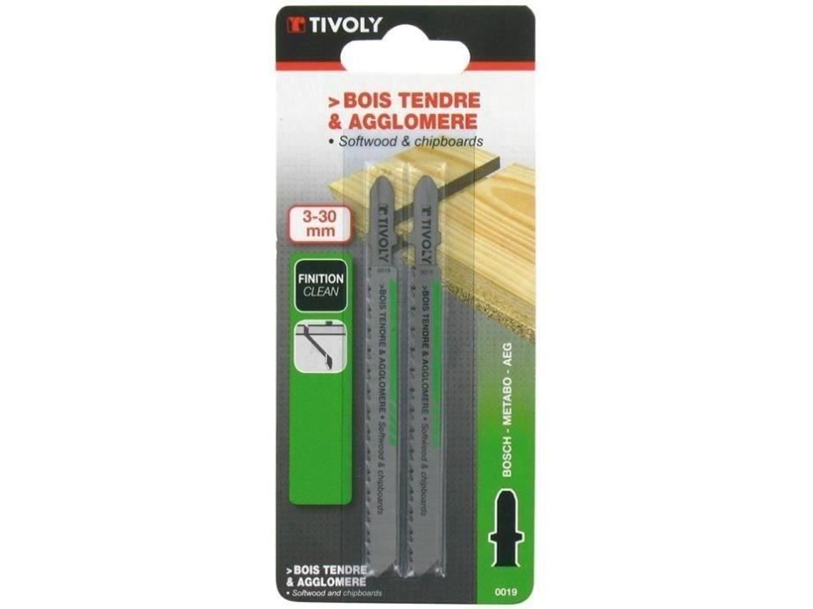 Hoja De Sierra Vertical Para Madera Bosch Tivoly 2 Hojas Gris Sierra Madera