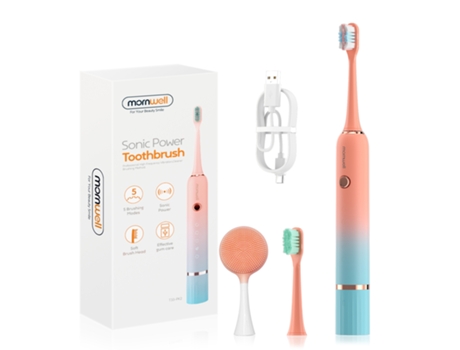 Cepillo de Dientes Eléctrico TRUMSEN T33 Azul (40000 Rpm - 5 Modos - Recargable)