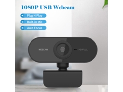 Cámara Web Usb 1080p Con Micrófono, Plug And Play, Enfoque Automático, Para Ordenadores De Sobremesa/portátiles, Streaming, Grabación Y Videollamadas.