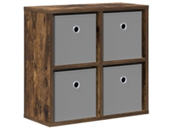 Maison Exclusive - Aparador Con Cajón Roble Ahumado 49,5 X 22 X 47 Cm