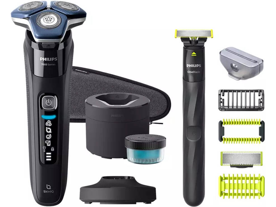 Máquina de Afeitar PHILIPS S7886/78 Rotativa (Autonomía: 60 min - Batería)