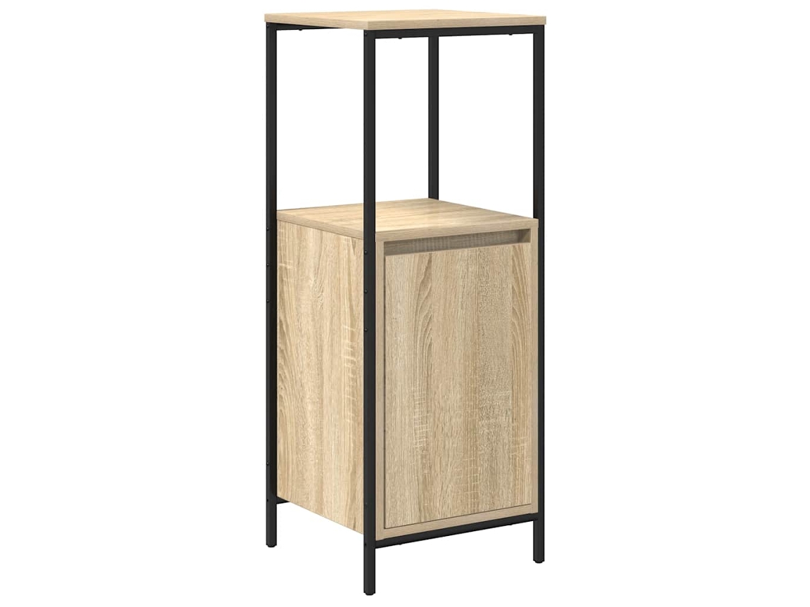 Maison Exclusive - Mueble De Baño Con Estantes Roble Sonoma 36x35x95 Cm