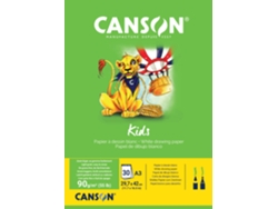 Bloc de Dibujo CANSON para Niños Din A3 90 G/M² 30 Hojas
