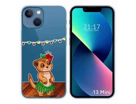 Carcasa iPhone 13 Mini (5.4) TUMUNDOSMARTPHONE Dibujos Transparente Multicolor