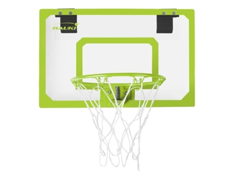Juego De Canasta De Baloncesto Con 3 Pelotas 58X40 Cm Nylon Verde Y Plástico HAUKI