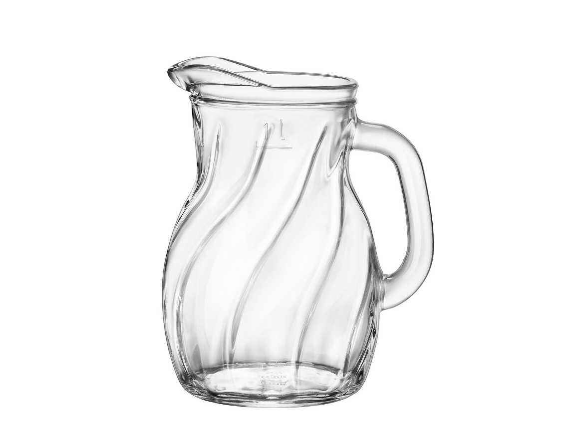 Florero Transparente 1,17 L Cristal BORMIOLI ROCCO Bistrot Twist