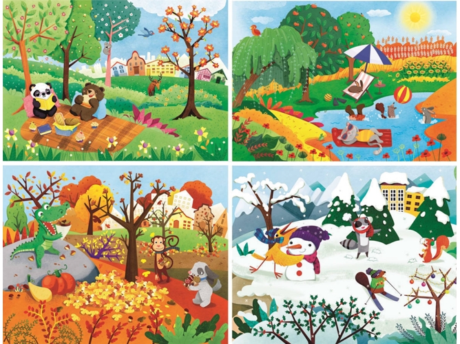 Puzzle CLEMENTONI 4 Estaciones (20 Piezas)