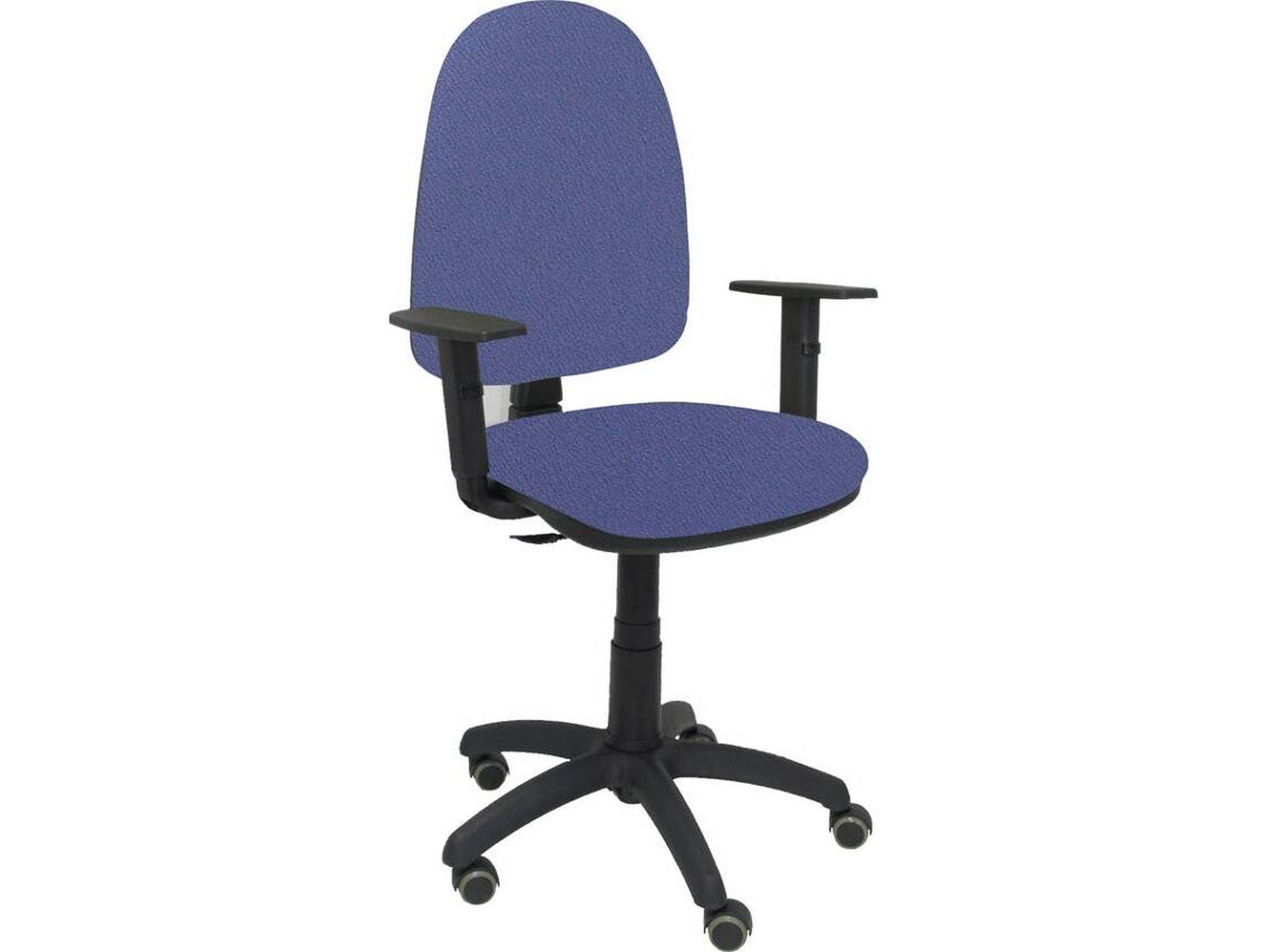 Silla de Escritorio Operativa PYC Ayna Azul BA RP con ruedas antiarañazos (Brazos Ajustables - Tejido)