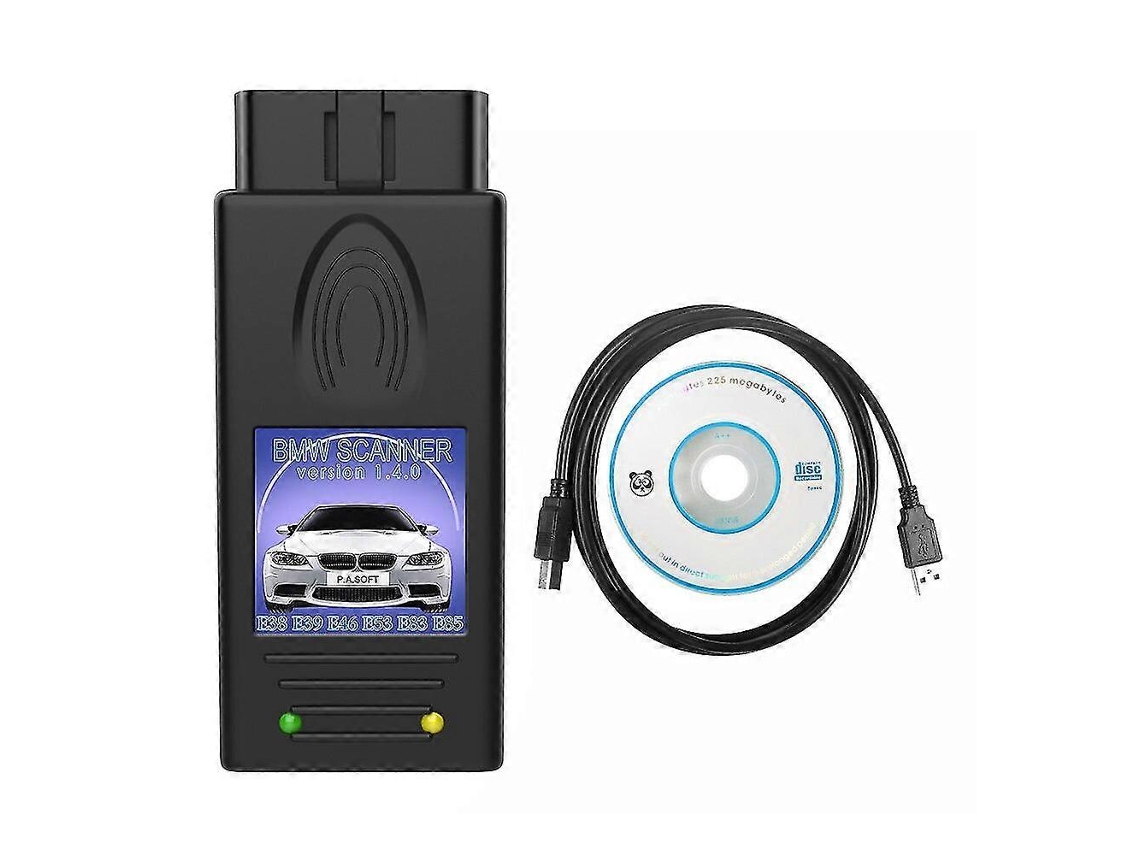 Versión de desbloqueo multifuncional Herramientas de reparación USB Interfaz de diagnóstico Compatible con BMW Scanner 1.4.0 Compatible con Windows XP