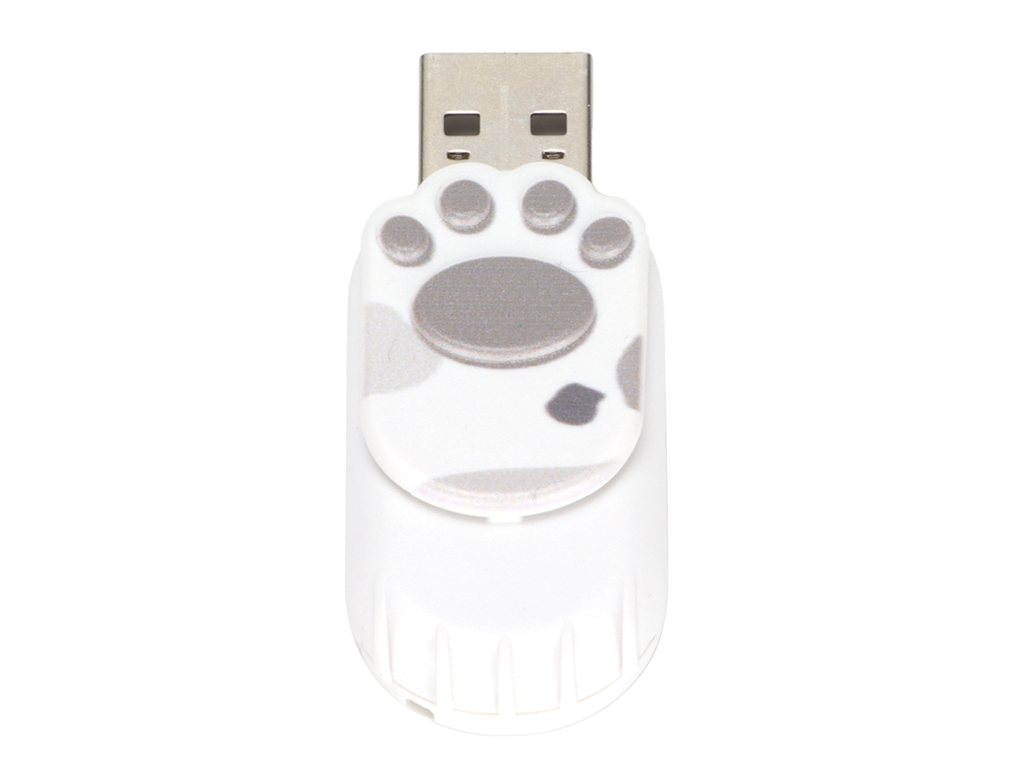 Unidad Flash Usb En Forma De Pata De Gato 32gb Gran Almacenamiento Portátil Gris Para Ordenador Portátil