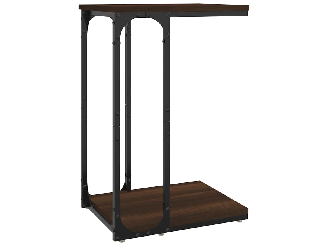 Mesa auxiliar de roble, marrón, MAISON EXCLUSIVE (40 x 30 x 60 cm)